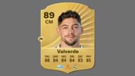 Valverde card in EA FC 26 (Image via EA Sports)